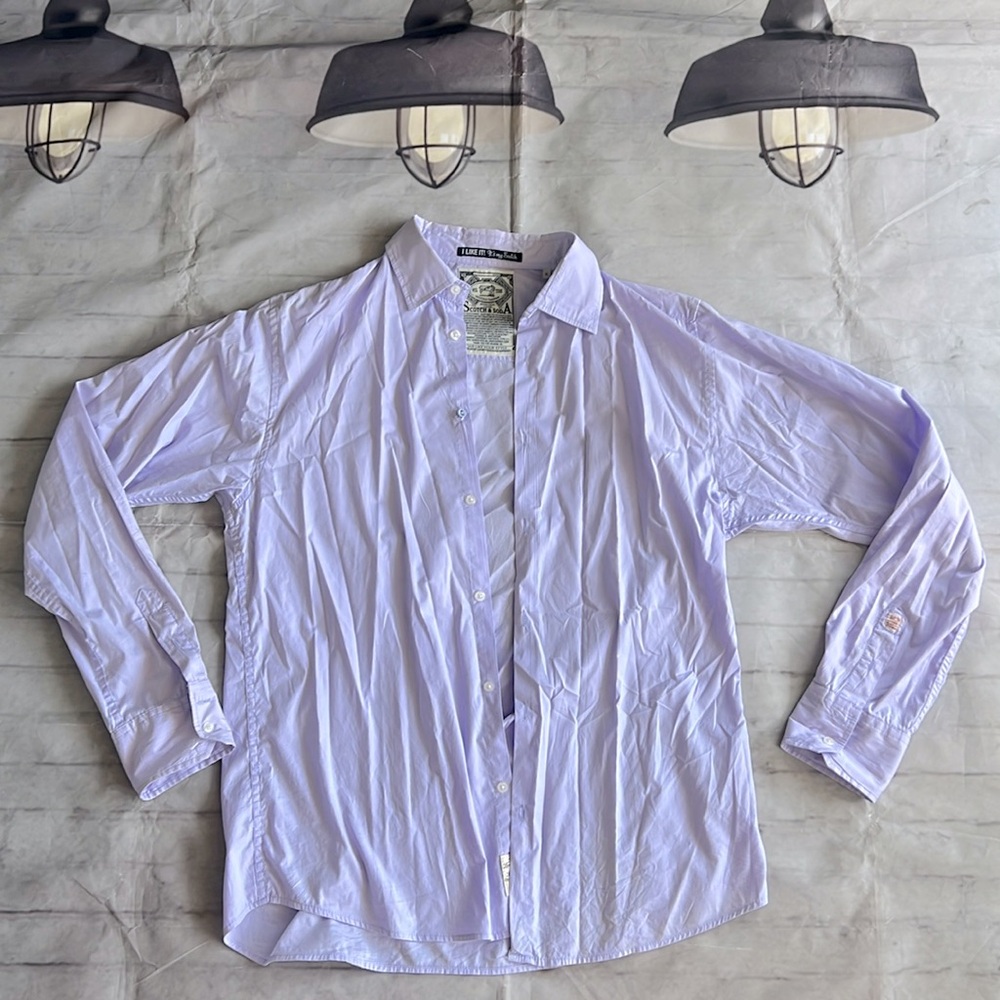 EUC Scotch & Soda Men's Lavender Button Down shirt size XL